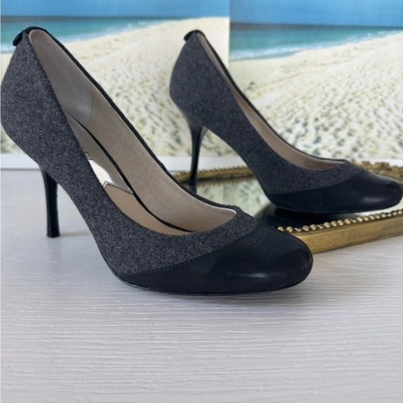MICHAEL Michael Kors Gray and Black Stiletto Heels - Picture 2 of 6